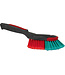 Vikan Spazzola con manico ergonomico, 320 mm, Morbido/Sfrangiato, Nero