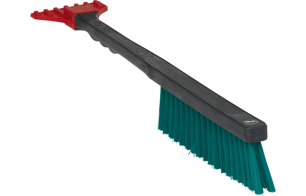 Vikan PKW-Schneebürste mit Eiskratzer, 473, 490 mm, Hart, Schwarz