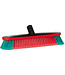 Vikan Transport Konzept Brosse ovale à passage d'eau, 370 mm, Souple/fleuré, Noir