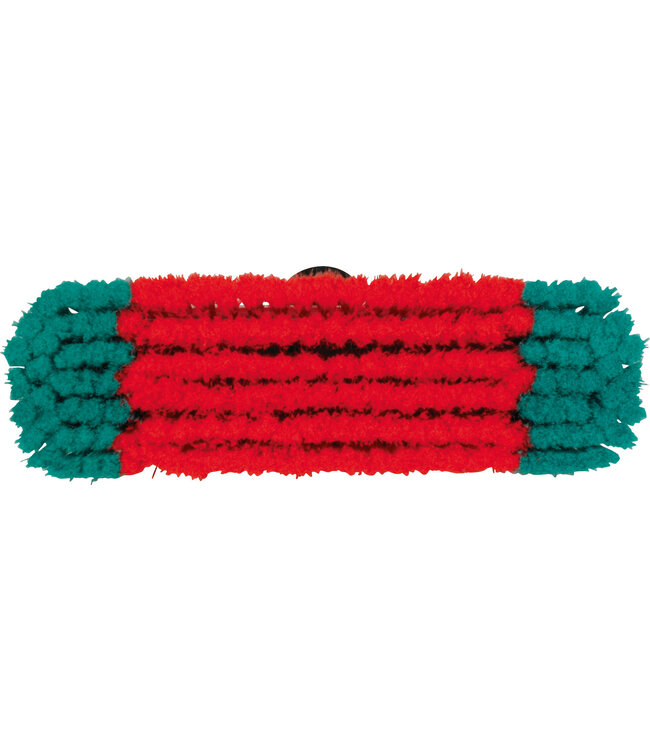 Vikan Brosse ovale à passage d'eau, 270 mm, Souple/fleuré, Noir