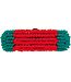 Vikan Brosse ovale à passage d'eau, 270 mm, Souple/fleuré, Noir