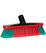 Vikan Brosse ovale à passage d'eau, 270 mm, Souple/fleuré, Noir
