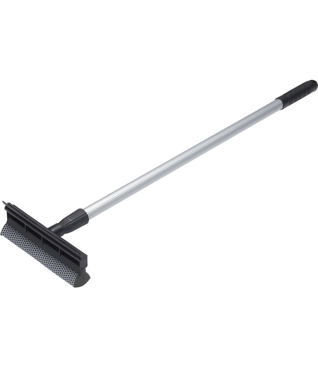 Vikan Raclette éponge pour pare-brise avec manche télescopique, 710 mm, Noir