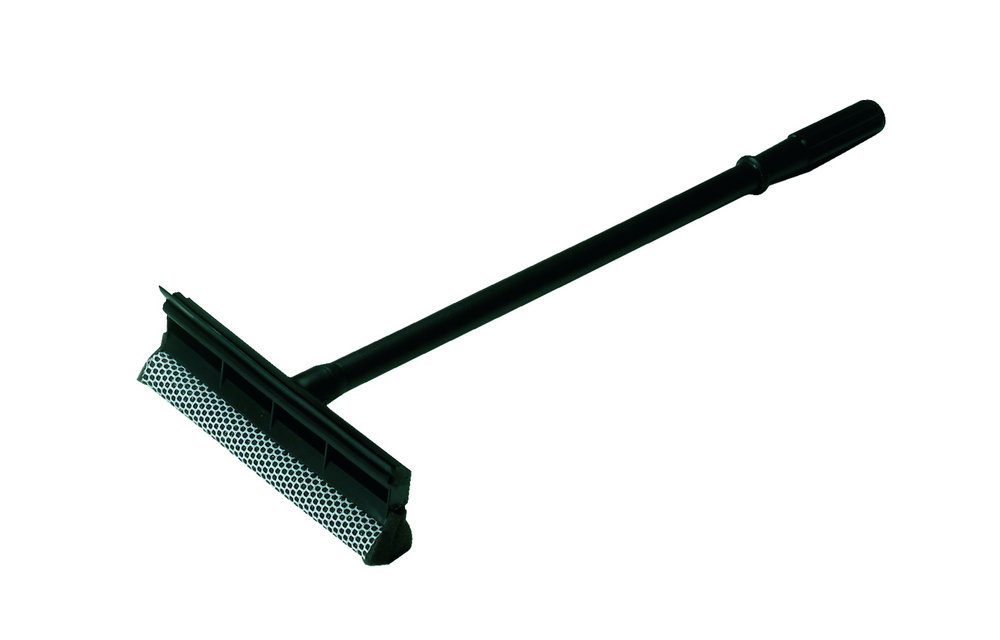 Vikan Scheibenschaber mit Schwamm, 545 mm, Schwarz