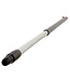 Vikan Manico in alluminio con passaggio acqua, attacco rapido + on/off (Q), Ø31 mm, 1575 mm, Nero