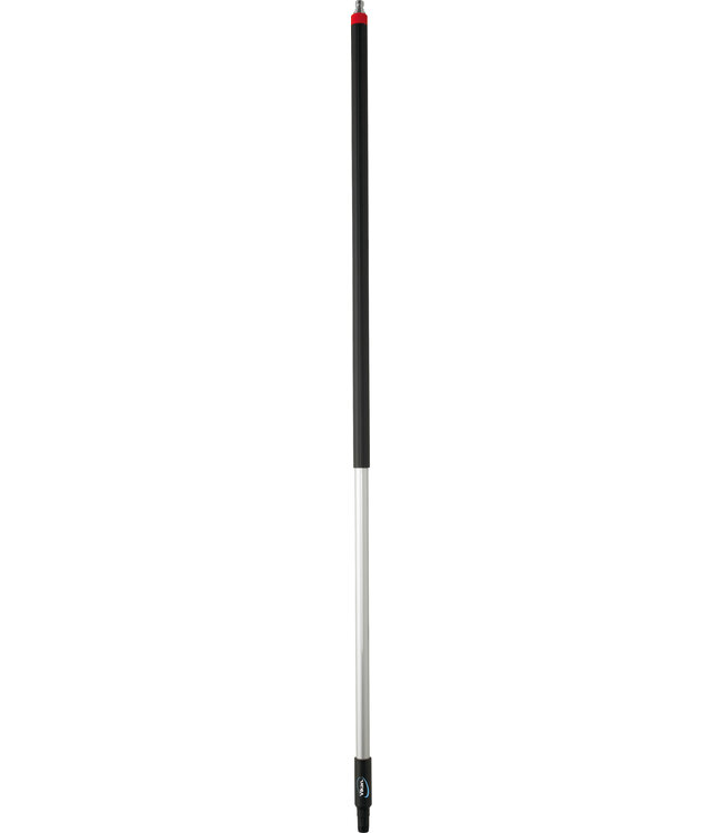 Vikan Manico in alluminio con passaggio acqua (Q), Ø31 mm, 1540 mm, Nero