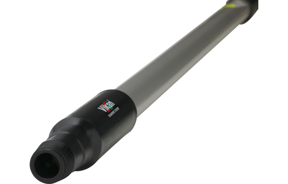 Vikan Stiel mit Wasserdurchlauf und Vikan-Schnellkupplung (Q), Ø31 mm, 1545 mm, Schwarz