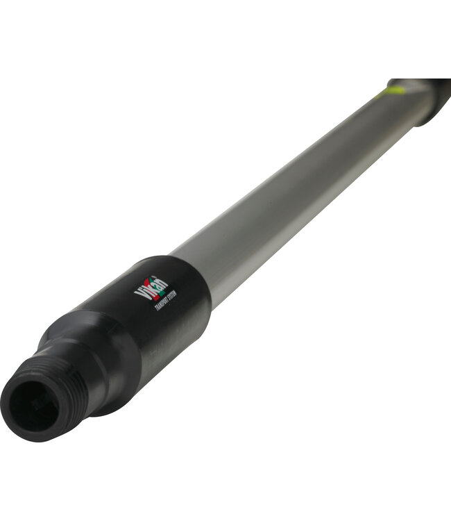 Vikan Stiel mit Wasserdurchlauf und Vikan-Schnellkupplung (Q), Ø31 mm, 1540 mm, Schwarz