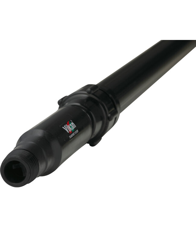 Vikan Teleskopstiel, Wasserdurchlauf, Q-Kupplung (Q), 1600 - 2780 mm, Ø32 mm, Schwarz