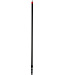 Vikan Manico telescopico in alluminio, con passaggio acqua, 1600 - 2780 mm, Ø32 mm, Nero