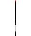 Vikan Manico telescopico con passaggio acqua, attacco rapido, alluminio, 1060 - 1600 mm, Ø32 mm, Nero
