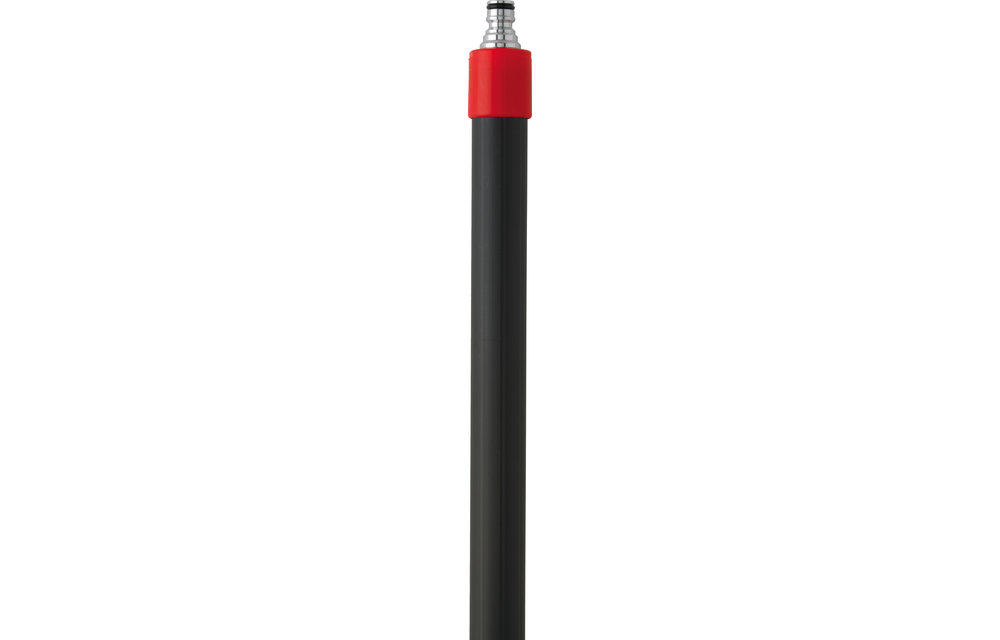 Vikan Teleskopstiel m. Wasserdurchlauf, Klick, Alu (C), 1060 - 1600 mm, Ø32 mm, Schwarz