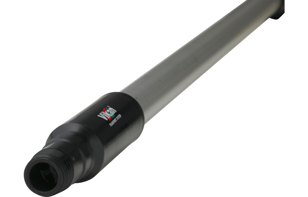 Vikan Teleskopstiel mit Wasserdurchlauf, Alu, 1080 - 1600 mm, Ø32 mm, Schwarz