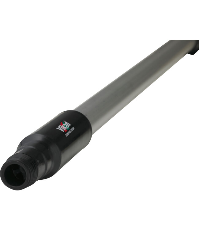 Vikan Manche en aluminium à passage d'eau, 1080 - 1600 mm, Ø32 mm, Noir