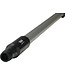 Vikan Manico telescopico con passaggio acqua, in alluminio, 1080 - 1600 mm, Ø32 mm, Nero