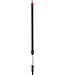 Vikan Manico telescopico con passaggio acqua, in alluminio, 1080 - 1600 mm, Ø32 mm, Nero