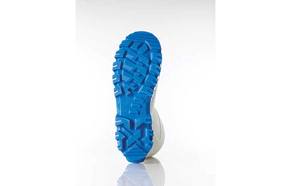 PU-Stiefel Bekina StepliteX SolidGrip, Stahlkappe (S4), weiß