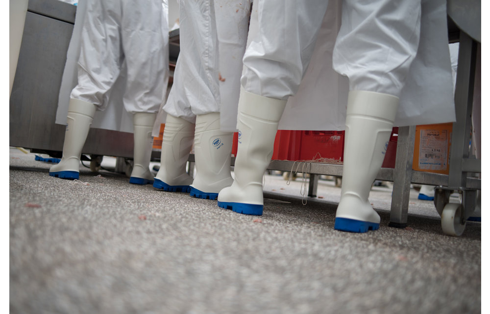 PU-Bottes Bekina StepliteX SolidGrip, emout en acier (S4), blanc