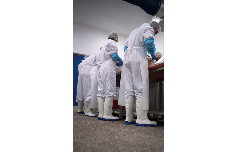 PU-Bottes Bekina StepliteX SolidGrip, emout en acier (S4), blanc