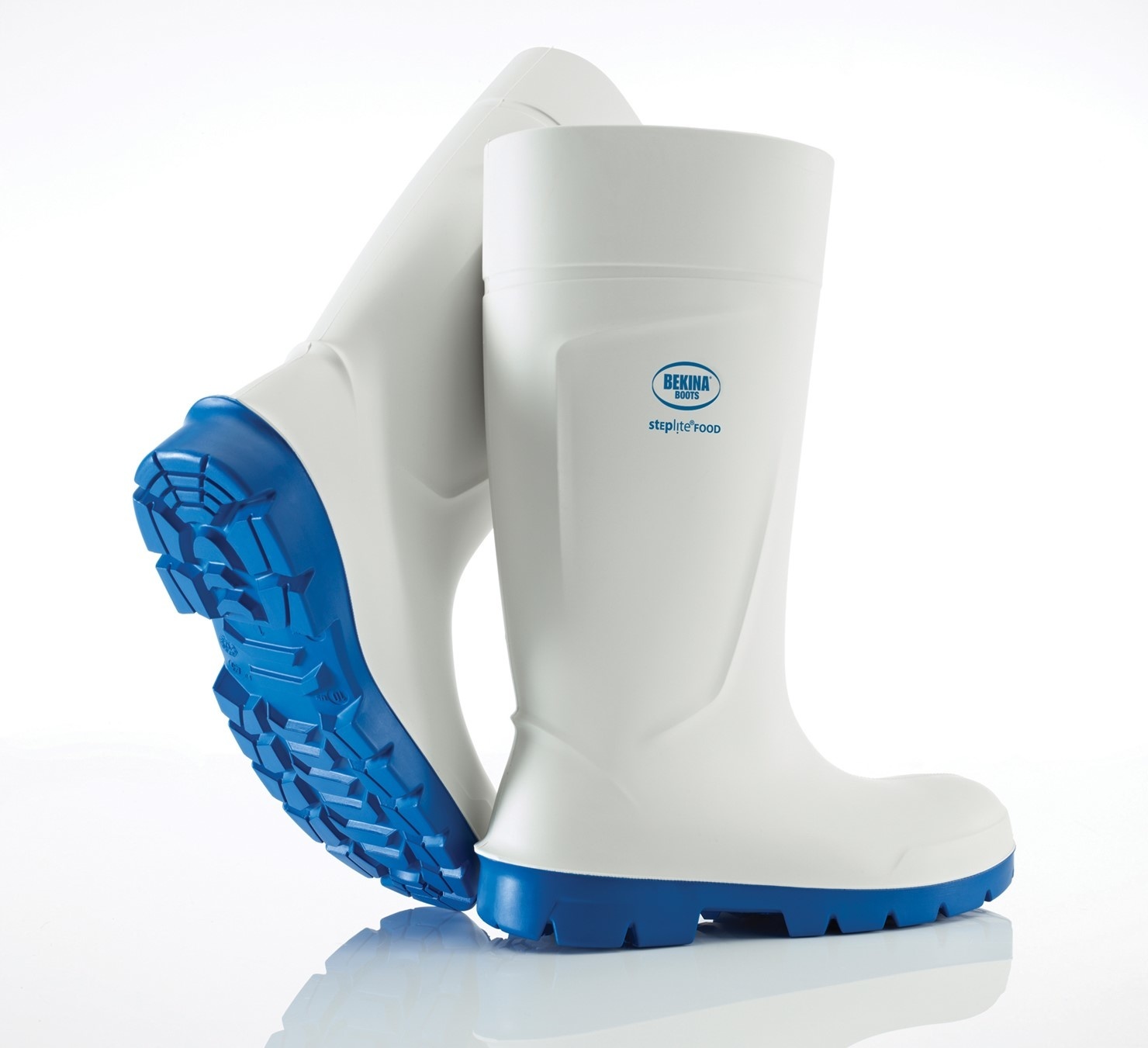 Bekina boots PU-Stivale Bekina Steplite - EasyGrip, puntale in acciaio  (S4), bianco - Schlenker AG - attrezzature per la pulizia Vikan -  attrezzature per fabbrica - abbigliamento - stivali - scarpe