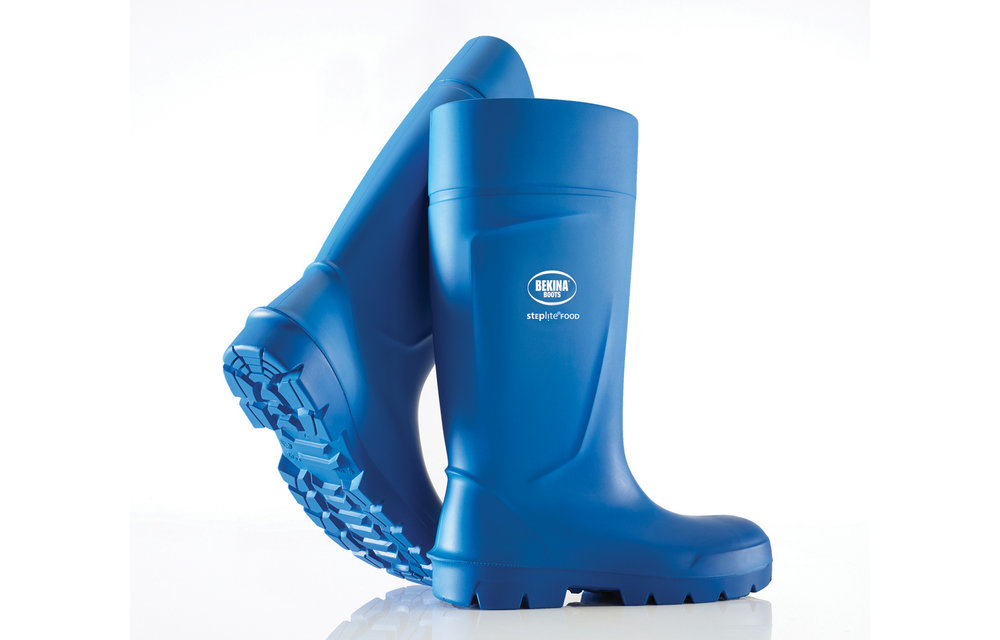 PU-Bottes Bekina Steplite Easy Grip, emout en acier (S4), bleu