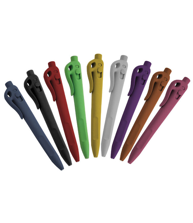 Detektierbarer Kugelschreiber, Dreiecksgriff mit Einzugsmechanismus (Pack à 50 Stück)