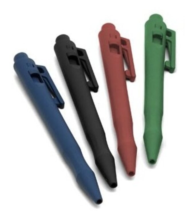 Stylo à bille détectable avec grip rond (Paquet de 50 pièces)