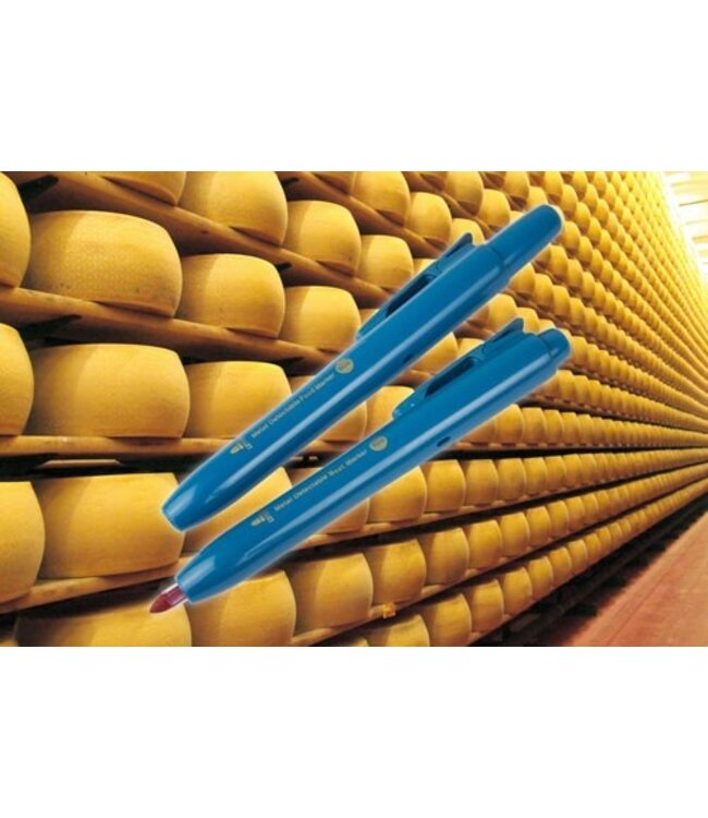 Detektierbarer Food-Marker, Rundspitze, einziehbar (Pack à 10 Stück)