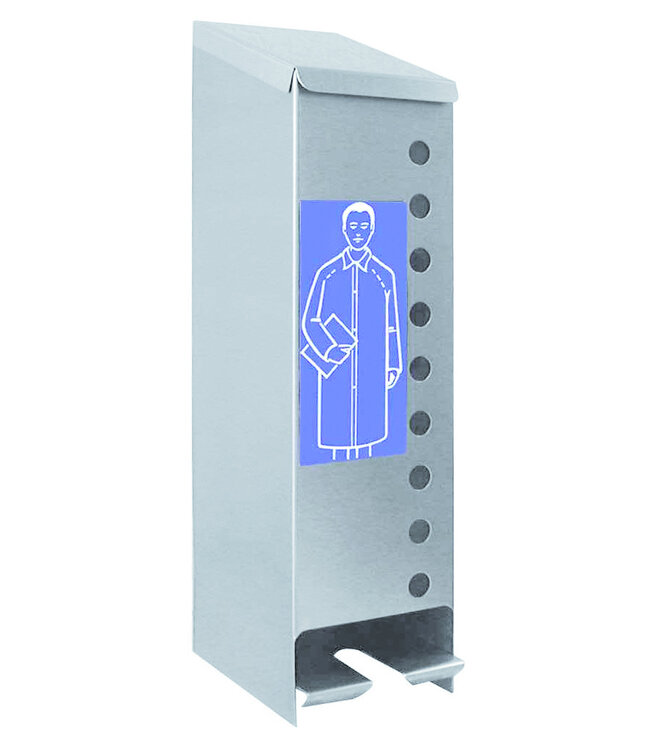 Distributeur pour manteaux à usage unique en acier inoxydable