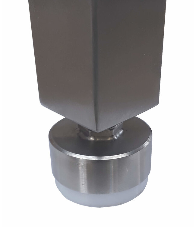 Table pour machine : soubassement avec tablette - en acier inoxydable