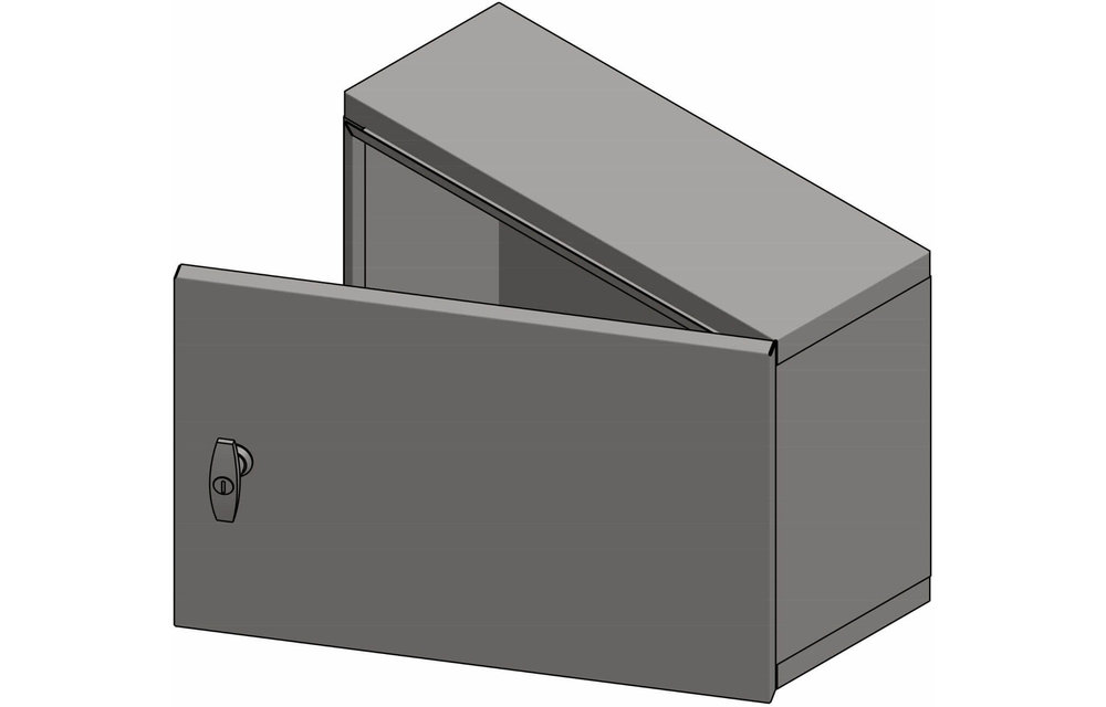 Fachschrank / Erste-Hilfe-Schrank aus Edelstahl