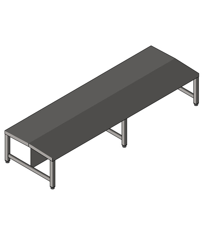 Überschwenkbank aus Edelstahl - Copy