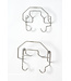 Support de tuyau grand, pour tuyau 3/4"