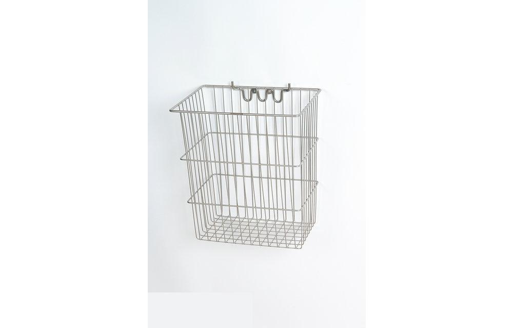 Déchets panier 40 litres en acier inoxydable