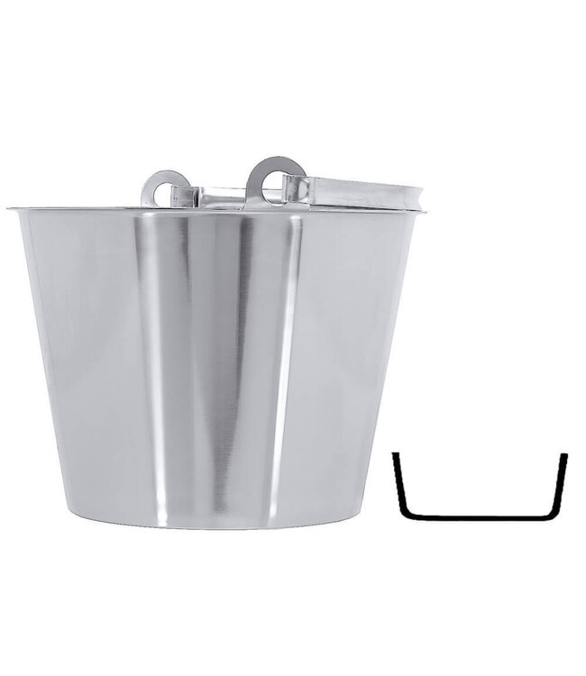 Eimer fugenlos aus Edelstahl V2A