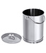 Eimer zylindrisch mit Deckel aus Edelstahl V2A