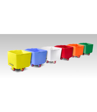 EDYSTAR Hub- und Beschickungswagen aus Polyethylen farbig