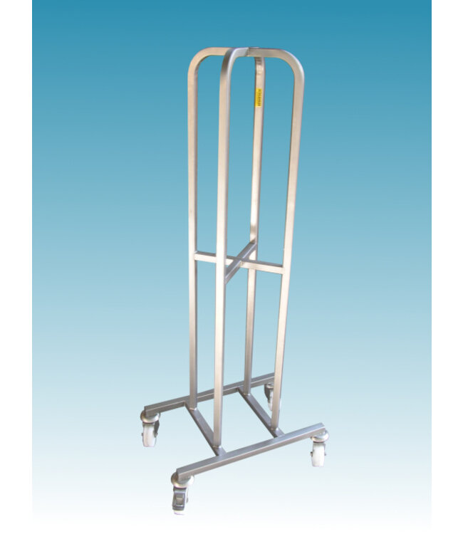 Support d'empilage pour rolli à caisses en acier inoxydable
