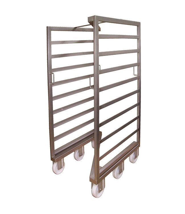 Chariot à fumée forme Z en acier inoxydable