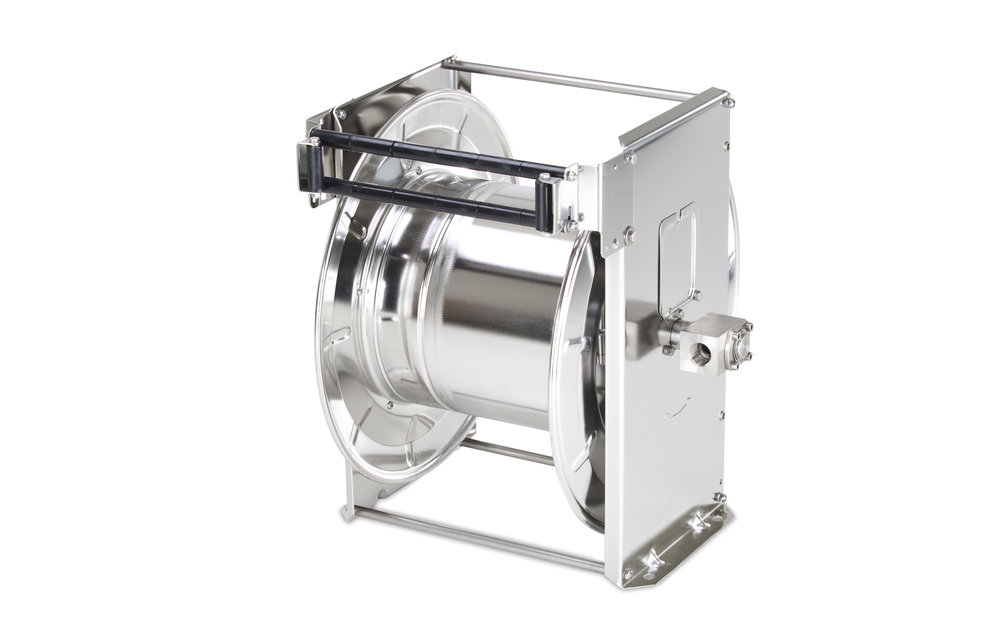 automatischer Schlauchaufroller aus Chromstahl 3/4" - 36 bis 30 m