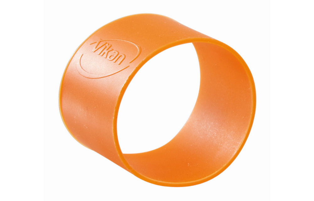 Vikan Farbcodierte Silikonbänder x 5, Ø40 mm