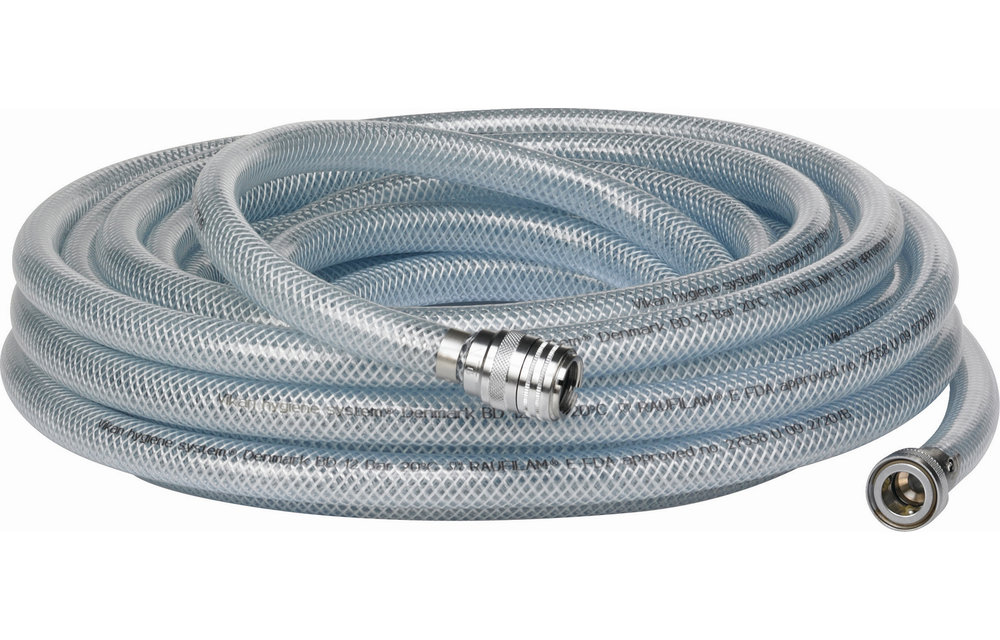 Vikan Tuyau, 1/2"(Q), 15 m, blanc