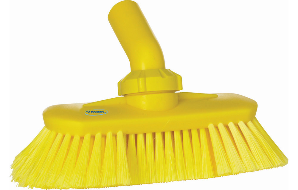 Vikan Brosse à passage d'eau, Angle Réglable, 240 mm, Souple/fleuré