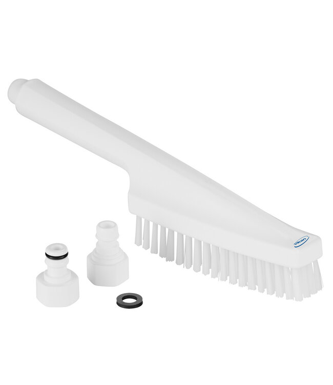 Vikan Brosse à main, passage d’eau, 330 mm, Dur