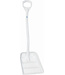 Vikan Hygiene Reinigungsgeräte Ergonomische Schaufel mit Abflusslöchern, 380 x 340 x 90 mm, 1145 mm, Weiss