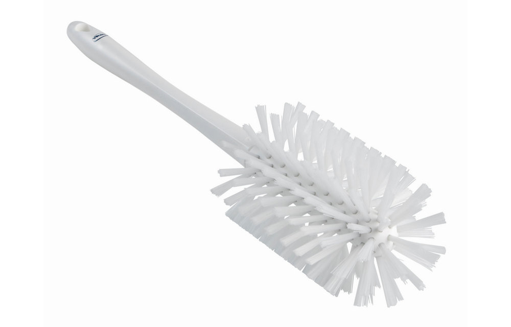 Vikan Brosse cylindrique, avec manche moulé, Ø90 mm, Medium/dur