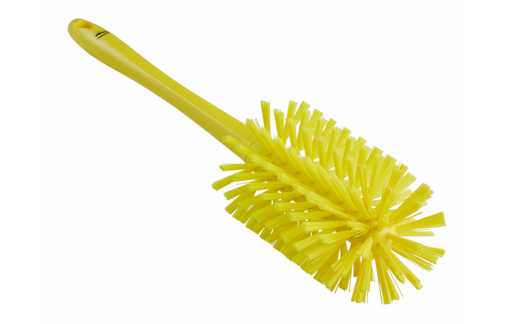 Vikan Brosse cylindrique, avec manche moulé, Ø90 mm, Medium/dur