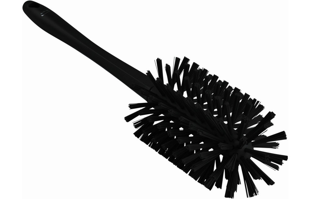 Vikan Brosse cylindrique, avec manche moulé, Ø90 mm, Medium/dur
