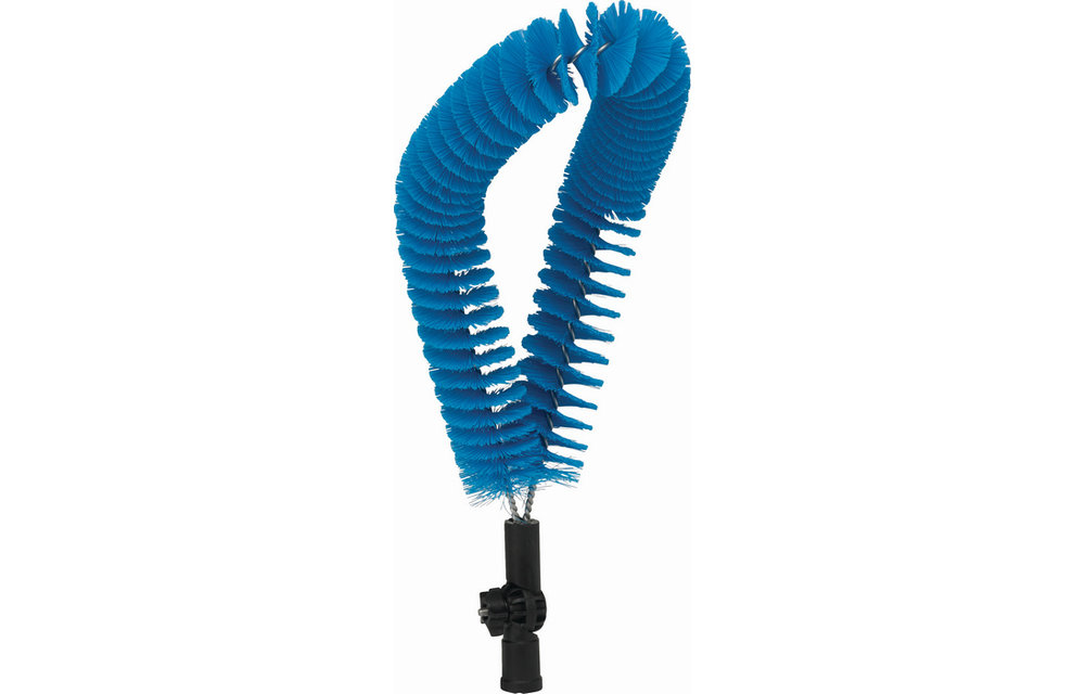 Vikan Bürste für Aussenreinigung von Rohren, 510 mm, medium, Blau