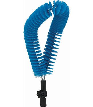 Vikan Hygiene Reinigungsgeräte Spazzola tubolare per esterni, 510 mm, Medio, Blu